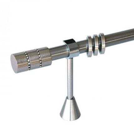 Μεταλλικό κουρτινόξυλο Φ25 Νο 8 strass 120cm OEM
