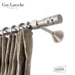 Inox κουρτινόξυλο Sugar Φ25 160cm με Swarovski Strass by Guy Laroche