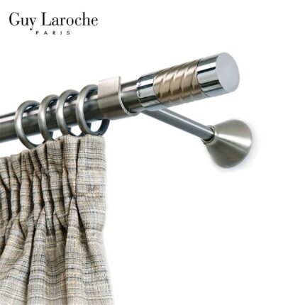 Inox κουρτινόξυλο Brooklin Φ25 160cm by Guy Laroche