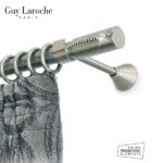 Inox κουρτινόξυλο Bianco strass Φ25 160cm με Swarovski Strass by Guy Laroche