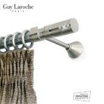 Inox κουρτινόξυλο Valeria Φ25 160cm με Swarovski Strass by Guy Laroche
