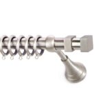 Inox κουρτινόξυλο S6 Φ25 160cm