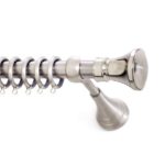 Inox κουρτινόξυλο S7 Φ25 160cm