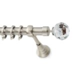 Inox κουρτινόξυλο S13 Φ25 160cm