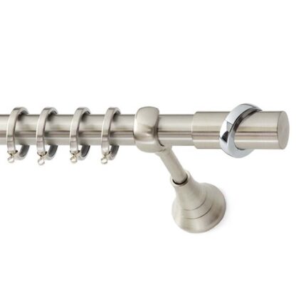 Inox κουρτινόξυλο S14 Φ25 160cm