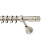 Inox κουρτινόξυλο S17 Φ25 160cm