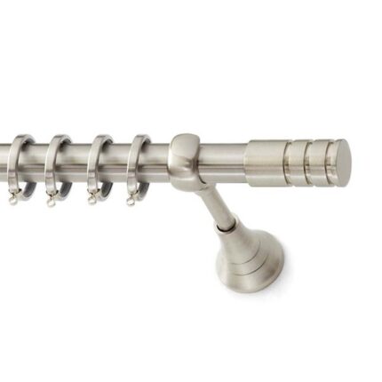 Inox κουρτινόξυλο S17 Φ25 160cm