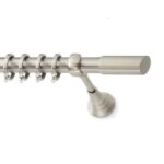 Inox κουρτινόξυλο S21 Φ25 160cm