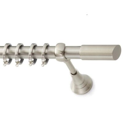 Inox κουρτινόξυλο S21 Φ25 160cm