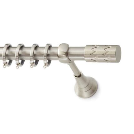 Inox κουρτινόξυλο S22 Φ25 160cm