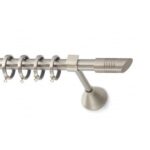 Inox Κουρτινόξυλο Blue Φ25 160cm