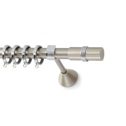Inox Κουρτινόξυλο Light Φ25 160cm