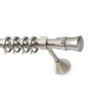 Inox Κουρτινόξυλο Leon Φ25 160cm