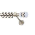Inox Κουρτινόξυλο Leader Φ25 160cm