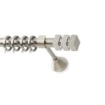 Inox Κουρτινόξυλο Apolon Φ25 160cm
