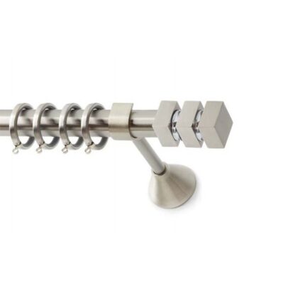 Inox Κουρτινόξυλο Apolon Φ25 160cm