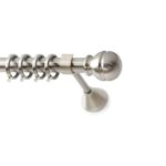 Inox Κουρτινόξυλο Roma Φ25 160cm