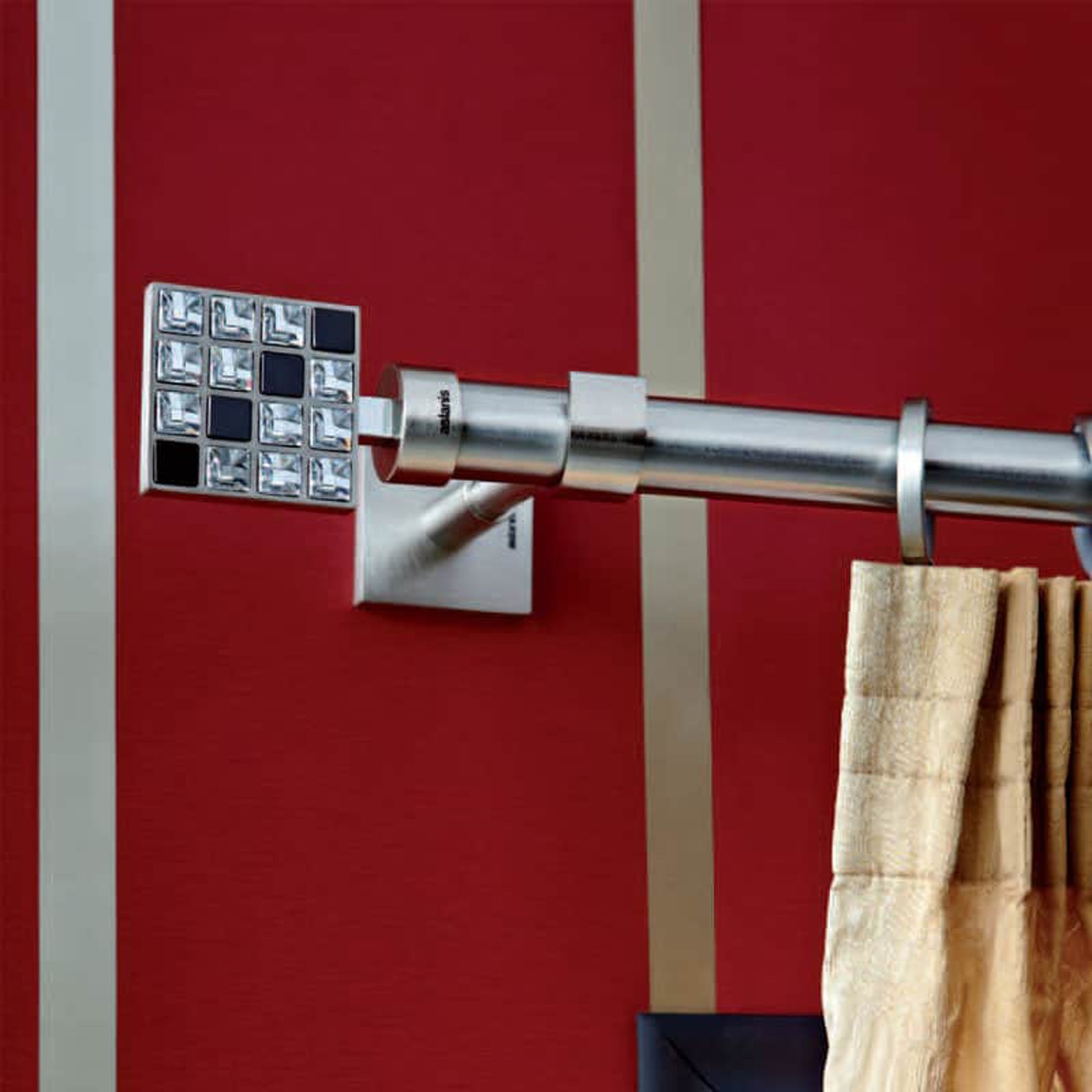 Inox κουρτινόξυλο Puzzle Φ25 160cm με Swarovski by Aslanis Inox κουρτινόξυλο Puzzle Φ25 160cm με Swarovski by Aslanis