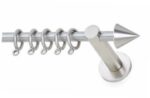 Inox Κουρτινόξυλο Cono Polo Νικελ ματ Φ10