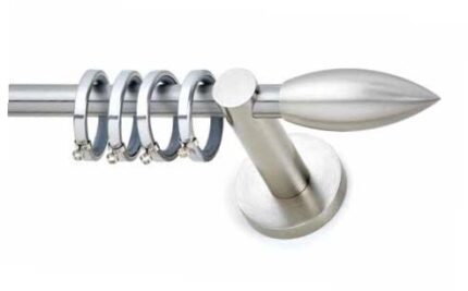 Inox Κουρτινόξυλο Magic Polo Νικελ ματ Φ16