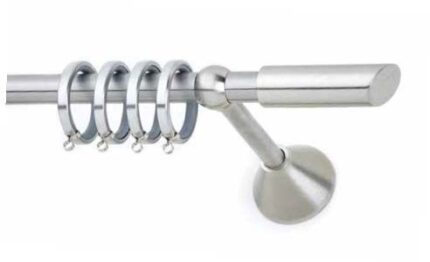 Inox Κουρτινόξυλο Stilo Flash Νικελ ματ Φ16 160CM