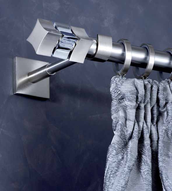 Inox κουρτινόξυλο Vogue Φ25 160cm by Guy Laroche Inox κουρτινόξυλο Vogue Φ25 160cm by Guy Laroche