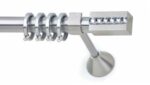 Inox Κουρτινόξυλο Genius Strass με Swarovski Φ25 160cm