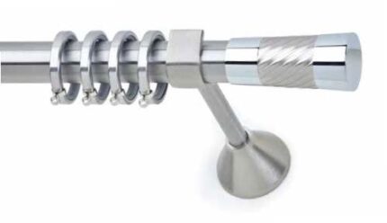 Inox Κουρτινόξυλο Leopard Φ25 160cm