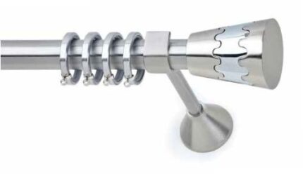 Inox Κουρτινόξυλο Veranda Φ25 160cm