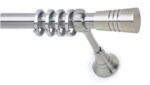 Inox κουρτινόξυλο S24 Φ25 160cm