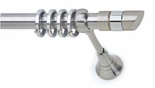 Inox κουρτινόξυλο S25 Φ25 160cm Inox κουρτινόξυλο S25 Φ25 160cm