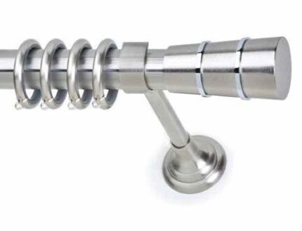 Inox κουρτινόξυλο Dilos Φ35 160cm