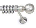 Inox κουρτινόξυλο Liberty Strass με Swarovski Φ35 160cm