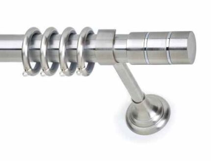 Inox κουρτινόξυλο Paros Φ35 160cm