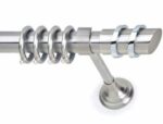 Inox κουρτινόξυλο S12 Φ35 160cm