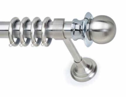Inox κουρτινόξυλο Sofia Φ35 160cm