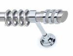 Inox κουρτινόξυλο Status Strass με Swarovski Φ35 160cm