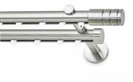 Μεταλλικό Κουρτινόξυλο ILIOS S17 Double Φ25 160cm