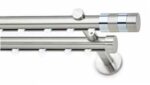 Μεταλλικό Κουρτινόξυλο ILIOS Victoria Double Φ25 160cm