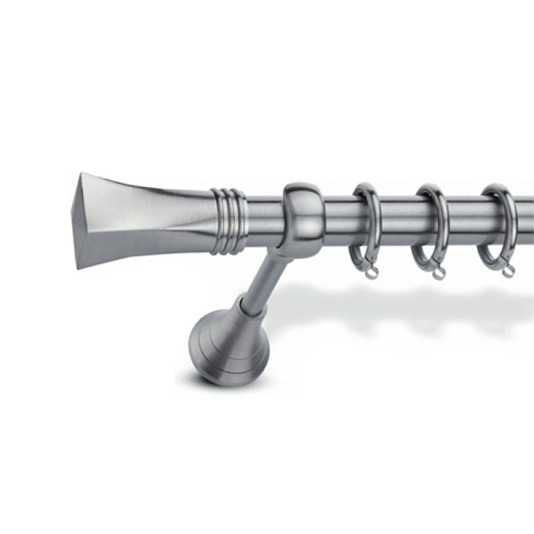 Μεταλλικό Κουρτινόξυλο Enis by Domus Φ25 Inox Tilos από 120cm σε 7 διαστάσεις Μεταλλικό Κουρτινόξυλο Enis by Domus Φ25 Inox Tilos από 120cm σε 7 διαστάσεις
