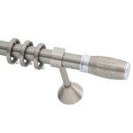 Μεταλλικό Κουρτινόξυλο Origin Φ25 Inox από 160cm by Guy Laroche