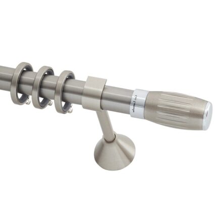 Μεταλλικό Κουρτινόξυλο Origin Φ25 Inox από 160cm by Guy Laroche